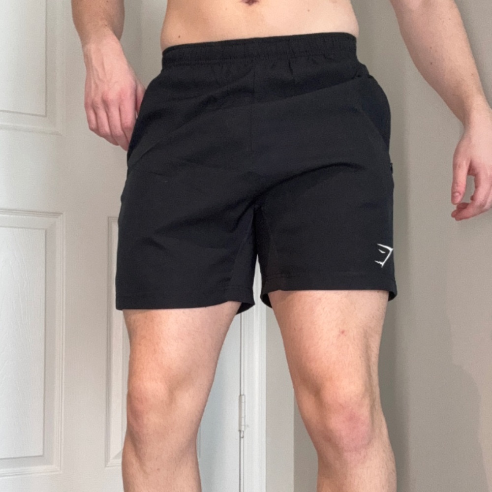 Gymshark Mens Black Workout Shorts (M)